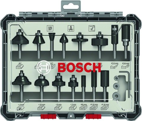 Bosch 2 607 017 471 frezy Zestaw bitów 15 szt.