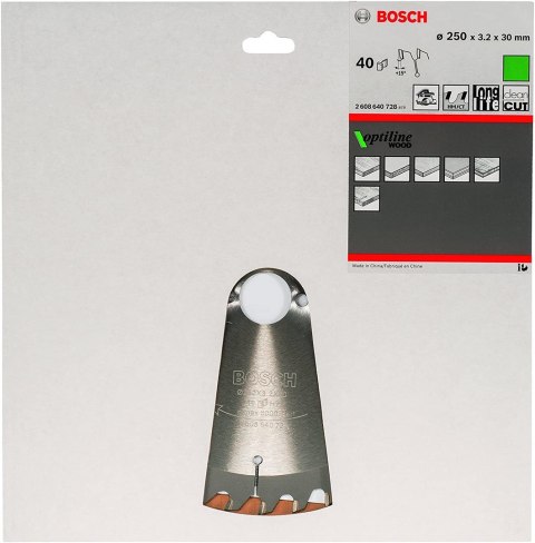 Bosch ?2608640728 ostrze do piły tarczowej 25 cm 1 szt.
