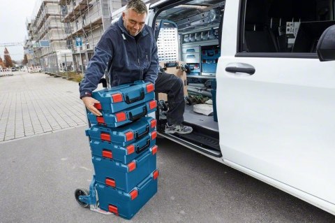 Bosch L-BOXX 238 Professional Schowek Prostokątny ABS Czarny, Niebieski, Czerwony