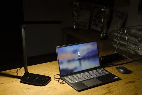 MONTIS MT042-BK LAMPKA BIURKOWA LED CZARNA 230V + USB