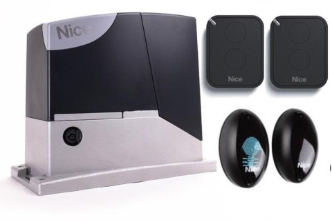 Zestaw NICE Road 400 do bram przesuwnych z fotokomórkami