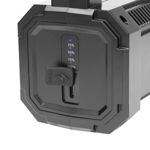 MONTIS SZPERACZ - RĘCZNA LATARKA AKUMULATOROWA LED 20W + ŚWIATŁO BOCZNE MT146