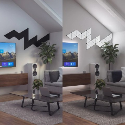 Nanoleaf Shapes Juodas Triangles Expansion Pack (3 panels)