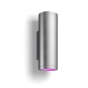 Philips Hue Appear zewnętrzna lampa ścienna inox 2x8W