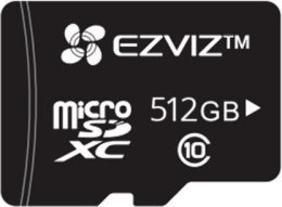 Atminties kortele Micro SD EZVIZ CS-CMT-CARDT512G-D, 512GB, 10 kl., iki 95MB/s, TLC, HM
