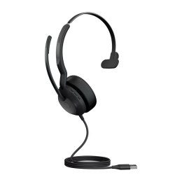 Jabra 25089-889-999 słuchawki/zestaw słuchawkowy Przewodowa Opaska na głowę Biuro/centrum telefoniczne USB Typu-A Czarny
