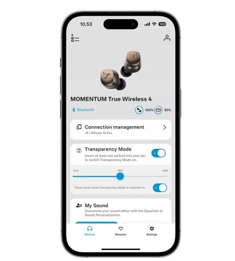 Słuchawki Sennheiser Momentum True Wireless 4 MTW4 biały
