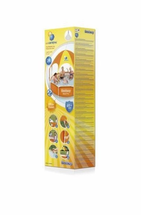 Bestway Steel Pro 56432 basen zewnętrzny naziemny Basen ramowy W kształcie okręgu 1688 l Pomarańczowy, Żółty