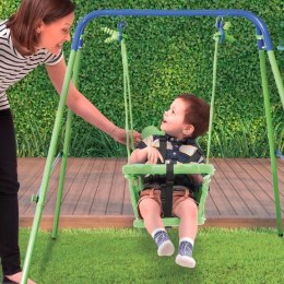 Black Forest | Stelażowa huśtawka kubełkowa dla małych dzieci 116x140x123cm