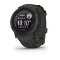 Zegarek sportowy Garmin Instinct 2 Solar Graphite 45mm Grafitowy