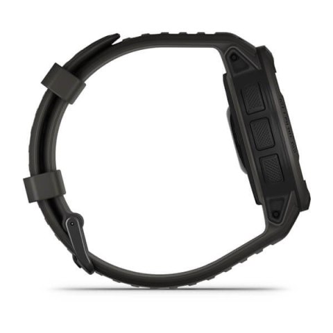Zegarek sportowy Garmin Instinct 2 Solar Graphite 45mm Grafitowy