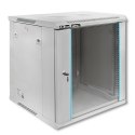 Szafa RACK 19" | 12U | 600 x 635 x 600 | Szara | Wisząca