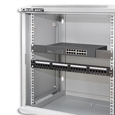 Szafa RACK 19" | 12U | 600 x 635 x 600 | Szara | Wisząca