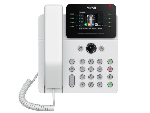 Fanvil V62G Biały Prime Telefon Biznesowy SIP POE Gigabitowy Port USB - Telefon VoIP - SIP (V62G Biały)