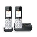 Gigaset COMFORT 500A duo Telefon analogowy/DECT Nazwa i identyfikacja dzwoniącego Czarny, Srebrny