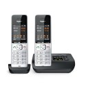 Gigaset COMFORT 500A duo Telefon analogowy/DECT Nazwa i identyfikacja dzwoniącego Czarny, Srebrny
