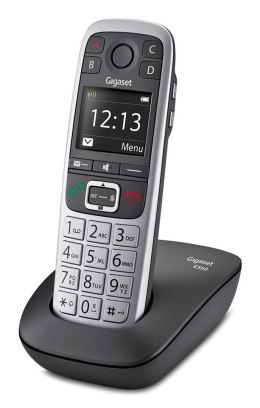 Gigaset E560 telefon Telefon w systemie DECT Nazwa i identyfikacja dzwoniącego Czarny, Srebrny