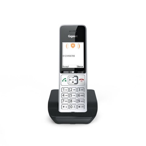 Telefon bezprzewodowy Gigaset 500 Comfort ECO DECT GAP CAT-iq srebrny