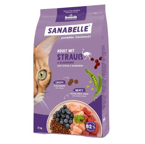 BOSCH Sanabelle Adult Poultry struś 2kg