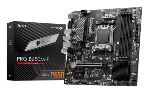 MSI PRO B650M-P płyta główna AMD B650 Gniazdo AM5 micro ATX
