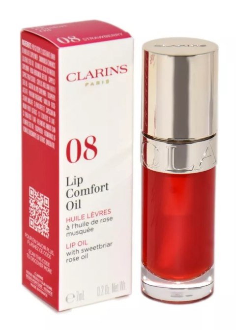 Clarins Lip Comfort Oil 08 Strawberry 7ml