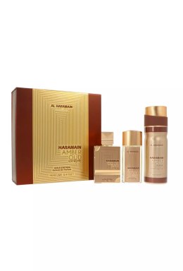 Zestaw Al Haramain Amber Oud Gold Edition Extreme Perfumes Extrait de Parfum 75ml + Extrait de Parfum 30ml + Deodorant Body Spra