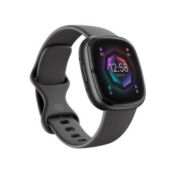 Fitbit Inteligentny zegarek NFC GPS Ekran dotykowy AMOLED Monitorowanie aktywności 24/7 Wodoodporny Bluetooth Wi-Fi Shadow Szary