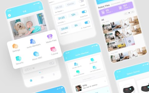 Robot AI ENABOT Ebo SE Biało-czarny