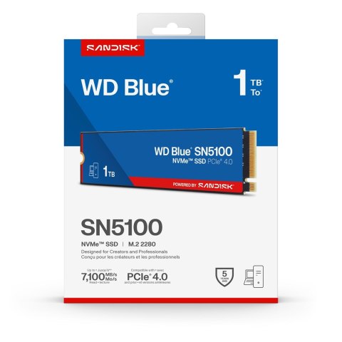 WD Blue SN5100 1TB PCIe M2 WDS100T5B0E