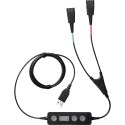Jabra 265-09 kabel audio USB2.0 2x QD Czarny
