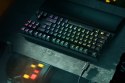 Razer Łowca V2 bez klaw. num., klaw. do gier, optyczna, LED RGB, Stany Zjednoczone, czarny, przewodowe, klikający fioletowy prze
