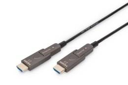 Digitus Hybrydowy kabel światłowodowy 4K AOC HDMI z 10m odłączanym wtykiem