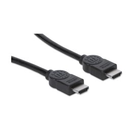 Manhattan 308434 kabel HDMI 15 m HDMI Typu A (Standard) Czarny