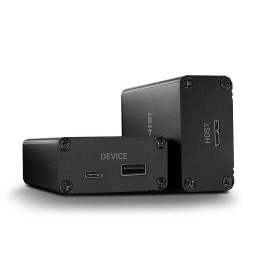 Lindy 43363 przedłużacz sieciowy Nadajnik i odbiornik sieci Czarny