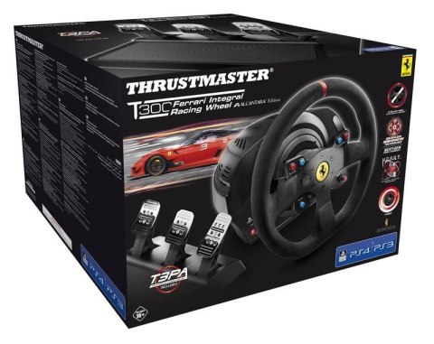 Thrustmaster T300 Ferrari Integral Racing Wheel Alcantara Edition Czarny Kierownica + pedały Analogowa/Cyfrowa PC, PlayStation 4
