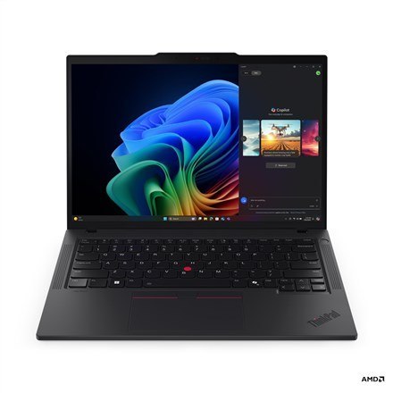 Laptop Lenovo ThinkPad T14 G6 AMD | 14 " IPS WUXGA | 1920 x 1200 | Powłoka przeciwodblaskowa | AMD Ryzen AI 5 PRO | 32 GB DDR5 |
