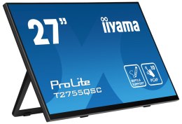 Monitor IIYAMA T2755QSC-B1 27inch LCD Dotykowy Pojemnościowy Bezramkowy Ekran dotykowy 2560x1440 panel IPS