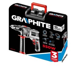 Graphite 58G725 wiertło 3000 RPM Klucz Szary