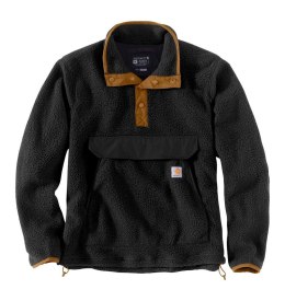 Polar Carhartt Relaxed Fit Fleece Pullover - black rozmiar: m