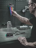 Zestaw kluczy trzpieniowych 950/9 HEX-PLUS MULTICOLOUR 3 9CZR