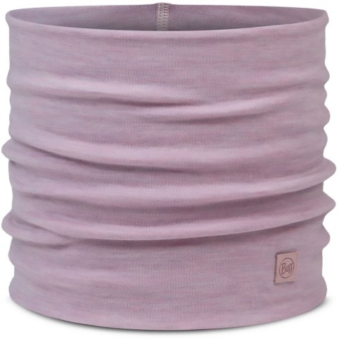 Bandana BUFF MERINO HEAVYWEIGHT NECK WARMER SOLID LILAC SAND