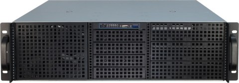 Inter-Tech 3U-30248 Stojak Czarny, Stal nierdzewna