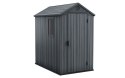 Domek narzędziowy ogrodowy KETER DARWIN 249350 4x6 grafitowy 125,8x184,5x205cm