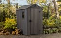 Domek narzędziowy ogrodowy KETER DARWIN 249350 4x6 grafitowy 125,8x184,5x205cm