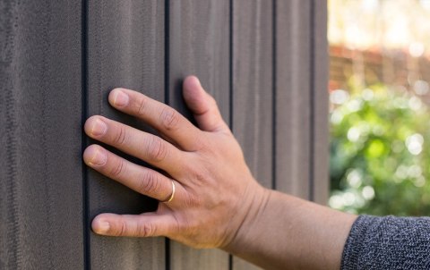 Domek narzędziowy ogrodowy KETER DARWIN 249350 4x6 grafitowy 125,8x184,5x205cm