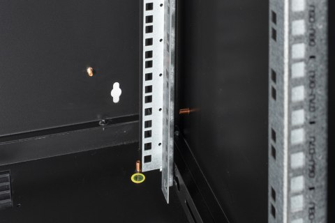 Digitus Szafa sieciowa wisząca Unique 19" 12U rack 600x600, drzwi szyba, czarny, niedzielona, złożona, 100kg