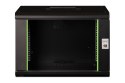 Digitus Szafa sieciowa wisząca Unique 19" 7U rack 600x450, drzwi szyba, czarny, niedzielona, złożona, 100kg