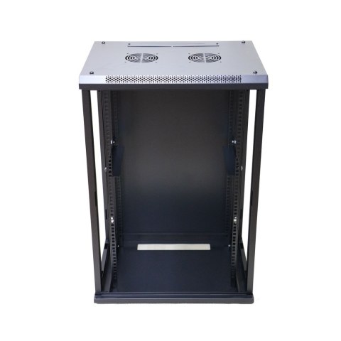Extralink Szafa rack 18U 600x450 Czarna montowana na ścianie