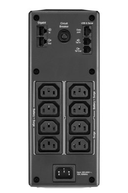 BACK UPS PRO BR 1600VA 8/OUTLETS AVR LCD INTERFACE BACK U