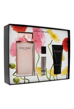 Zestaw Narciso Rodriguez for Her Edp 100ml + Edp 10ml + Body Lotion 50ml